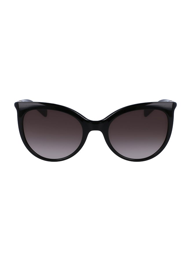 Longchamp نظارة شمسية عين القطة للحماية من الأشعة فوق البنفسجية للنساء - LO720S-001-5420 - مقاس العدسة: 54 ملم  - Image 1