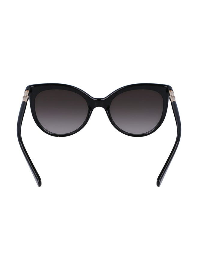 Longchamp نظارة شمسية عين القطة للحماية من الأشعة فوق البنفسجية للنساء - LO720S-001-5420 - مقاس العدسة: 54 ملم  - Image 4