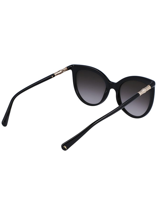 Longchamp نظارة شمسية عين القطة للحماية من الأشعة فوق البنفسجية للنساء - LO720S-001-5420 - مقاس العدسة: 54 ملم  - Image 5