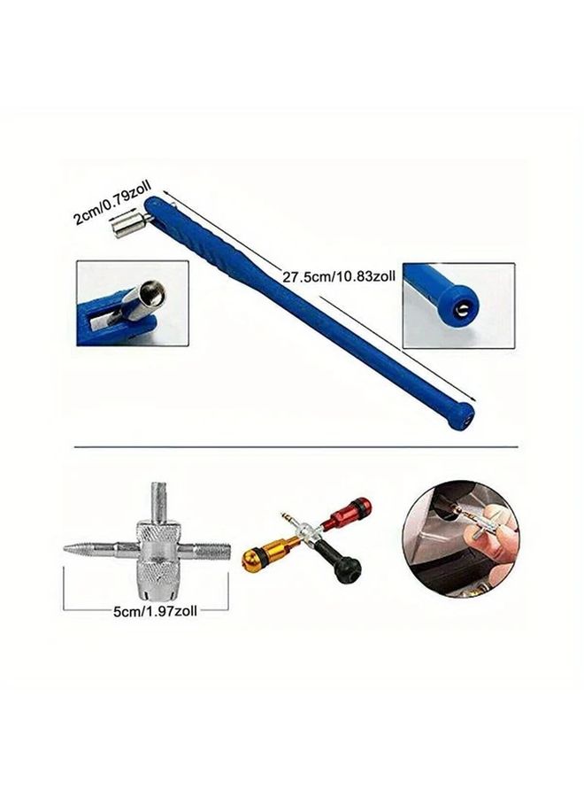 47 Pcs Car Tire Valve Tool Set for Wheels and Tires - Image 4
