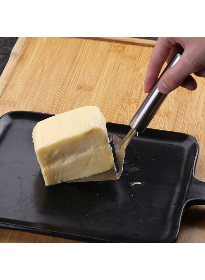 Manufacturer Stainless Steel Steak Spatula Cheese Cheese Spatula Baking Utensils Cake Pizza Spatula Cheese Planer-Color:Cheese Shovel - Image 5