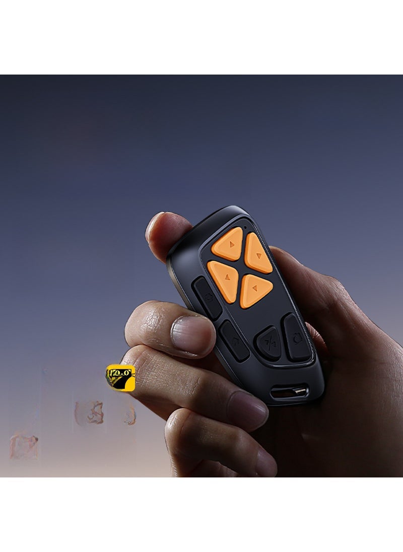 Generic - Silent Phone Bluetooth Remote Multi-use Black [third generation upgraded silent version + independent boxed] - Image 1