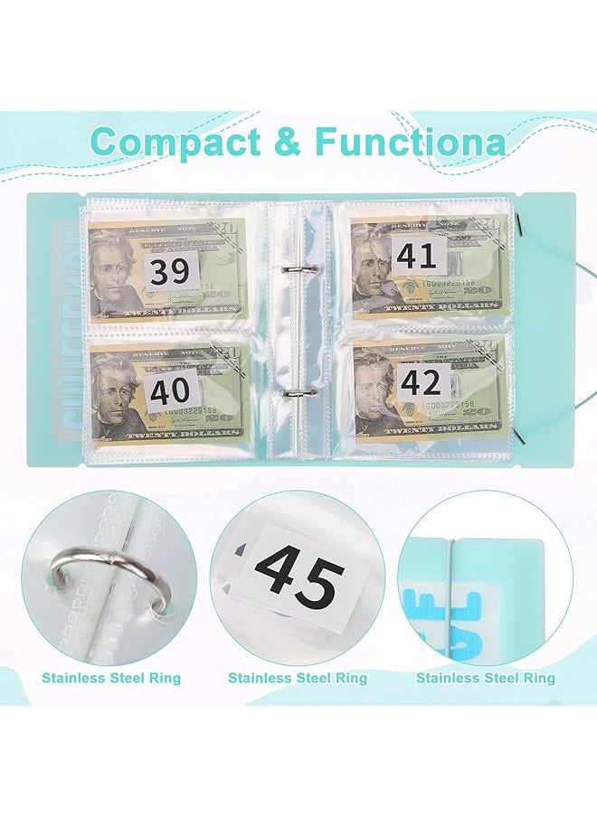 erorex - 100 Day Savings Challenge Binder Envelope Challenge Binder Saving Money Challenge Book 100 Day Challenge Money Saving Binder For Lovers To Save $5 050 7 Inch X6.5 Inch - Image 1
