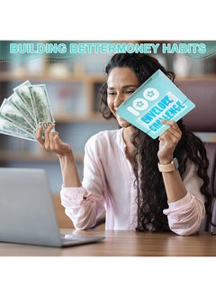 erorex 100 Day Savings Challenge Binder Envelope Challenge Binder Saving Money Challenge Book 100 Day Challenge Money Saving Binder For Lovers To Save $5 050 7 Inch X6.5 Inch  - Image 5