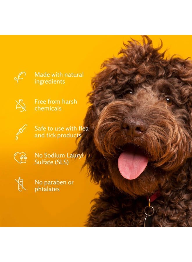 Arm & Hammer for Pets Soothing Oatmeal Pet Shampoo | Nourishing and Moisturizing Dog Shampoo with Gentle Cleansing formula | Vanilla Coconut Scent, 20 oz Bottle Shampoo for Pets - Image 4