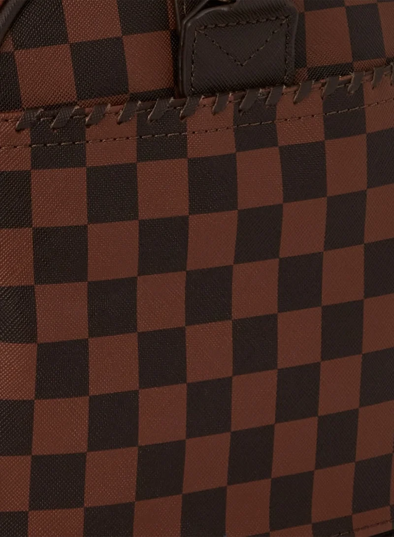 سبراي جراوند CORE EMBOSSED CHECK MINI DUFFLE