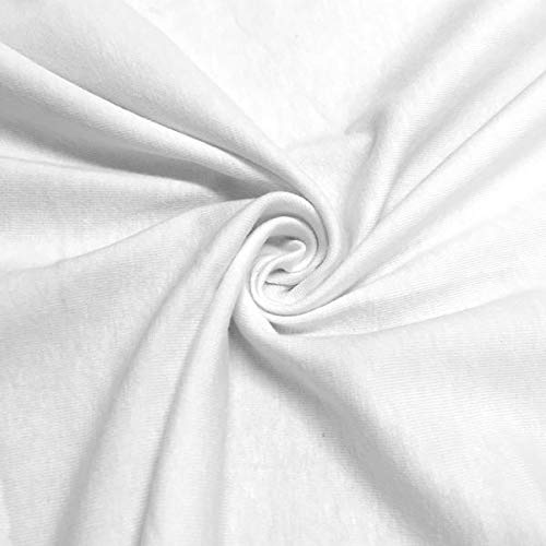TL Care 100% Natural Cotton Jersey Knit 18" x 36" Cradle/Bassinet Sheet - Fitted, White, Soft Breathable, for Boys and Girls - Image 5