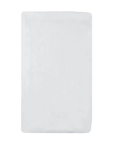TL Care 100% Natural Cotton Jersey Knit 18" x 36" Cradle/Bassinet Sheet - Fitted, White, Soft Breathable, for Boys and Girls - Image 1