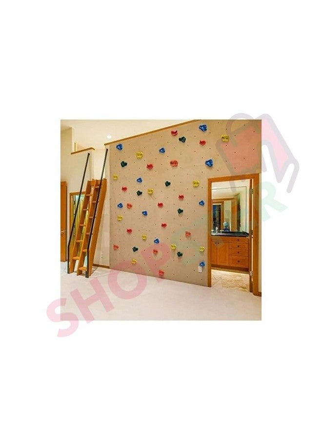 Shopster Shopster Extra Large Climbing Holds Pack of 12 - Colorful DIY Rock Wall Big Holds/Stone for Kids & Adults | Perfect for Outdoor Playground & Indoor Climbing Activities - Image 4