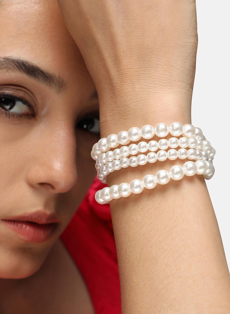 SOHI Regal Multi-Layer Artificial Bracelet Jewellery - Image 1