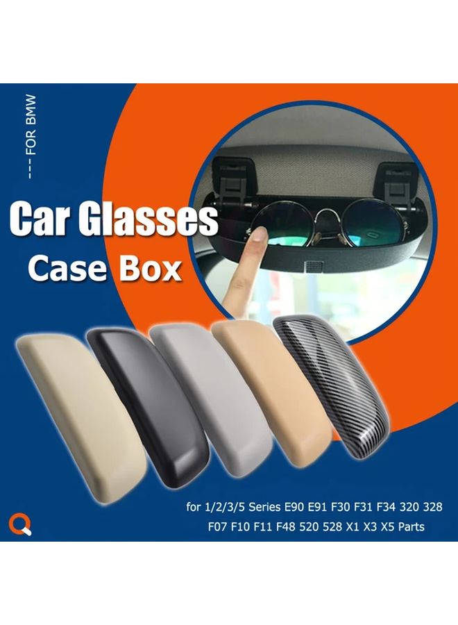 Carbon Fiber Sunglass Box Storage Rack For BMW 1 2 3 5 Series E90 F30 F10 - Image 1