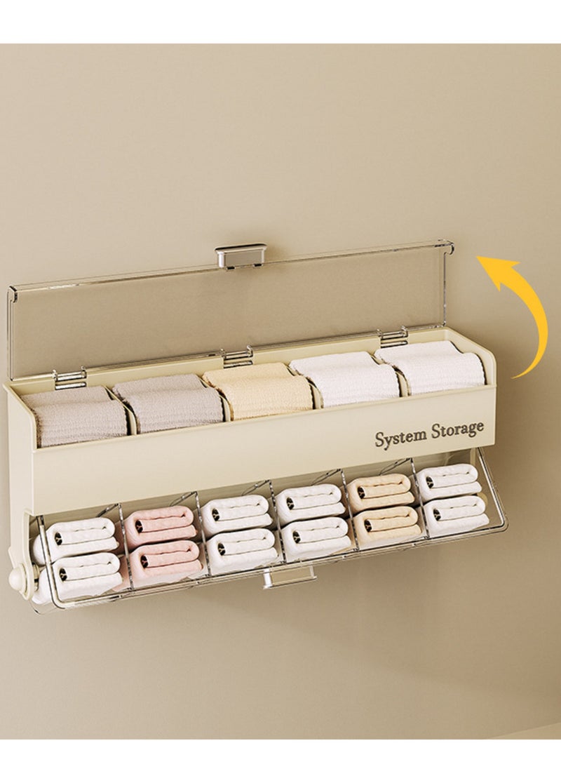 Generic Home Multi-Layer Wall-Mounted Storage Organizer, Waterproof Storage Box for Jewelry Hair Clips Underwear Socks, No Drill Required  - Image 3