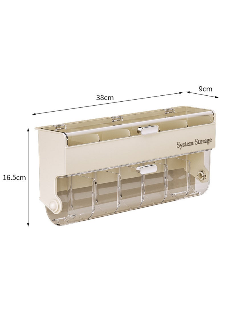 Generic Home Multi-Layer Wall-Mounted Storage Organizer, Waterproof Storage Box for Jewelry Hair Clips Underwear Socks, No Drill Required  - Image 4