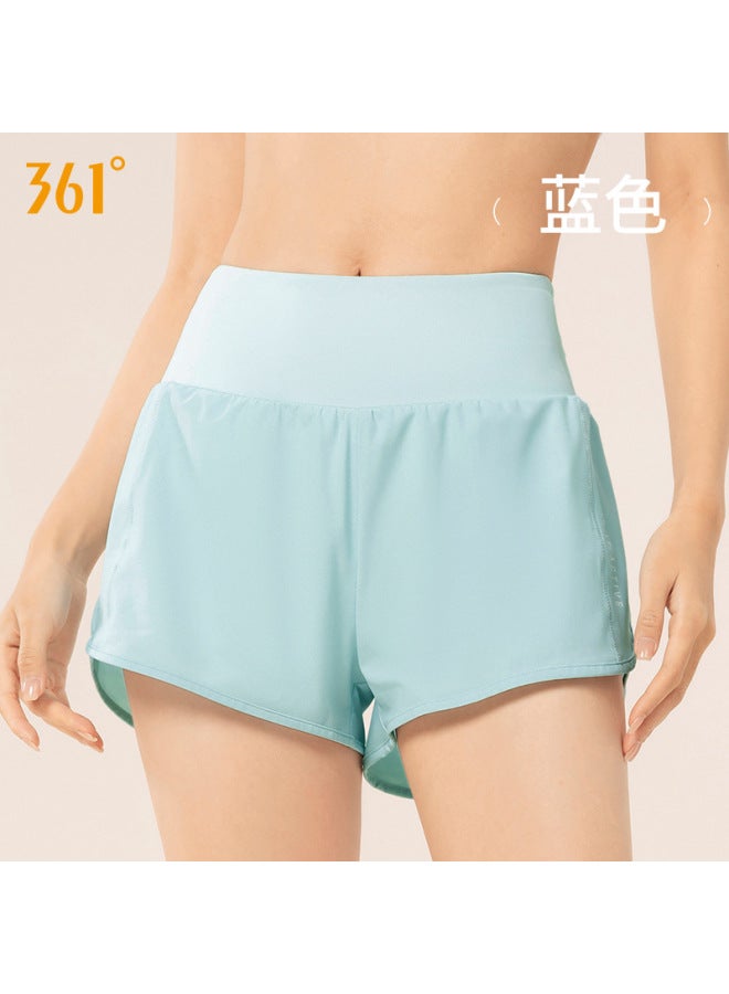 361 Sports Shorts Women's Anti-exposure Outer Fitness Pants Summer Thin Yoga Fake Two-piece Sports Three-point