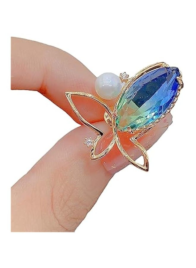 Small Brooch Bow Anti-Walking Brooch high-Grade Chest no-sew Shirt Anti-Walking Buckle Hundred Match pins for Backpacks Bags Jackets Hoodies Hats-34# - Image 1