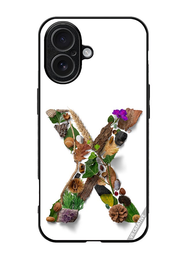 VR CREATIVE Protective Case Cover For Apple iPhone 17 Alphabet X Design Multicolour