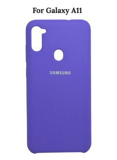 جالاكسي غطاء واقٍ من السيليكون لهاتف Samsung Galaxy A11 جراب رفيع وأنيق مع بطانة داخلية من الألياف الدقيقة  - Image 1