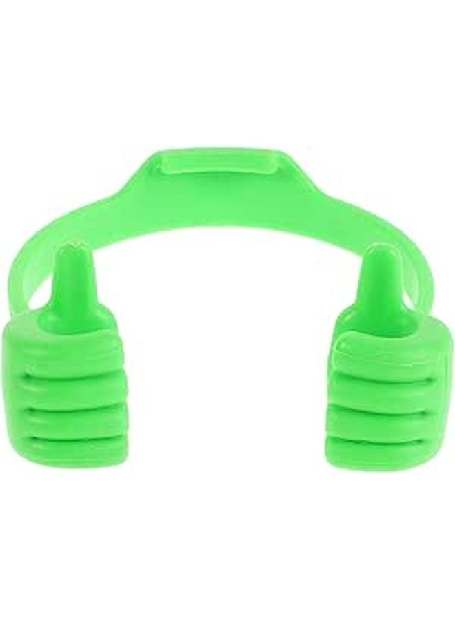 Universal Green Portable Phone Stand Holder for Desk Tablet and Smartphone Travel Home Office Use - Image 1