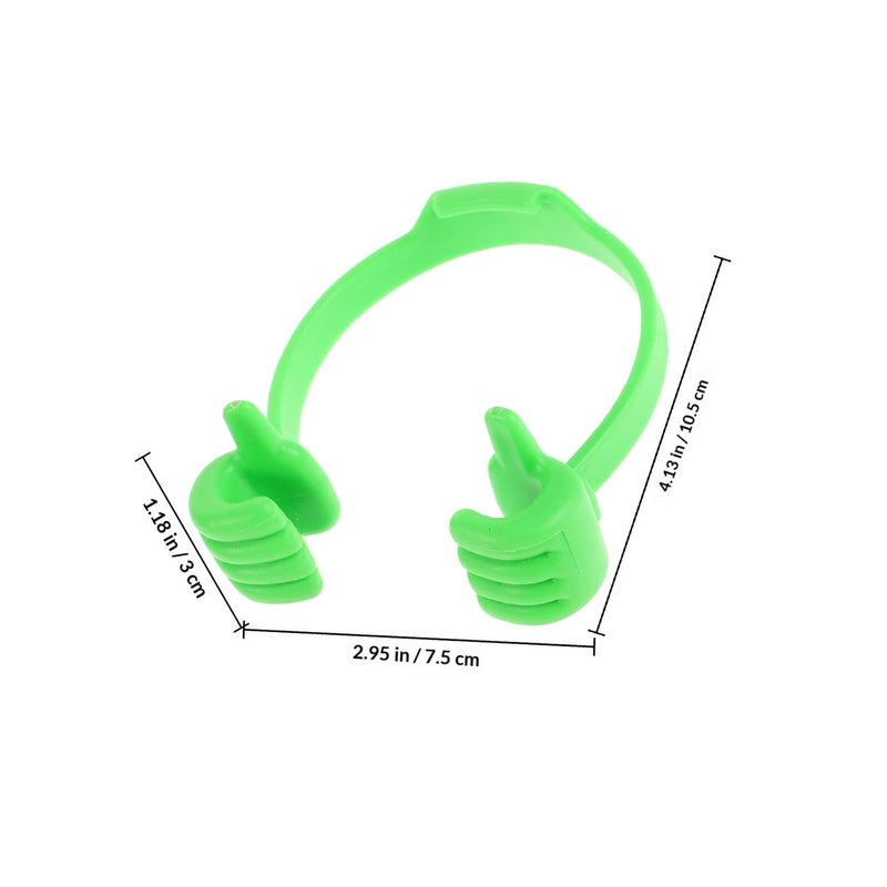 Universal Green Portable Phone Stand Holder for Desk Tablet and Smartphone Travel Home Office Use - Image 3