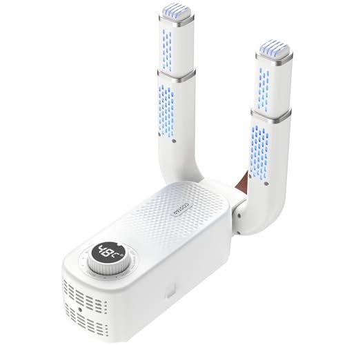 Costar Electric Shoe Dryer and Warmer with PTC Heating, 48°C Fast Drying, 360° Warm Air, UV Sterilization, Intelligent Timer Settings, Foldable & Hanging Design - Image 1