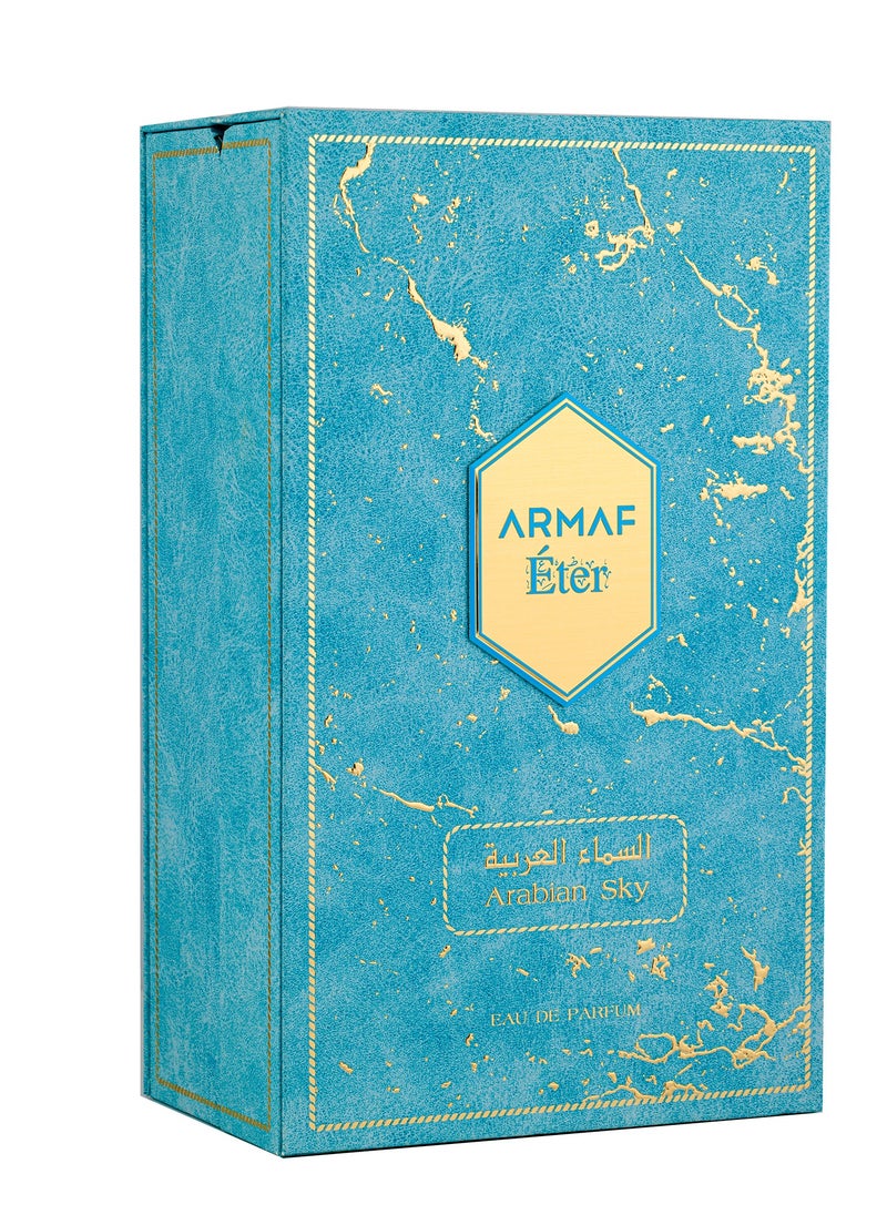Armaf - Armaf Eter Arabian Sky Blue Eau De Parfum, Perfumes For Women and Men 100ml, Woody Aromatic Fragrance, Long Lasting, Perfume - Image 1