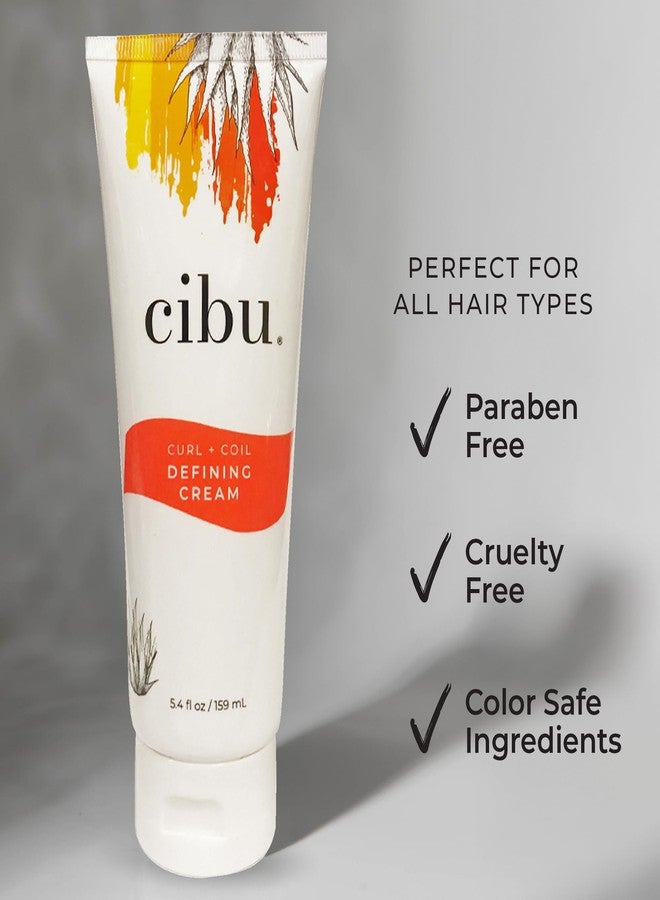 CIBU Curl + Coil Defining Cream | Long-Lasting Hold for Natural Wavy, Coily, Curly Hair | For African American Hair | 5.4 Ounces - Image 2