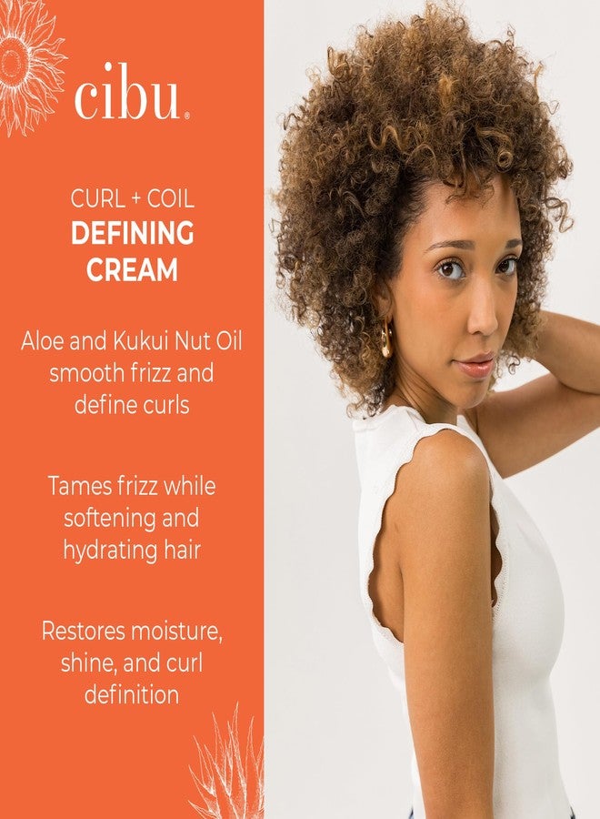 CIBU Curl + Coil Defining Cream | Long-Lasting Hold for Natural Wavy, Coily, Curly Hair | For African American Hair | 5.4 Ounces - Image 3