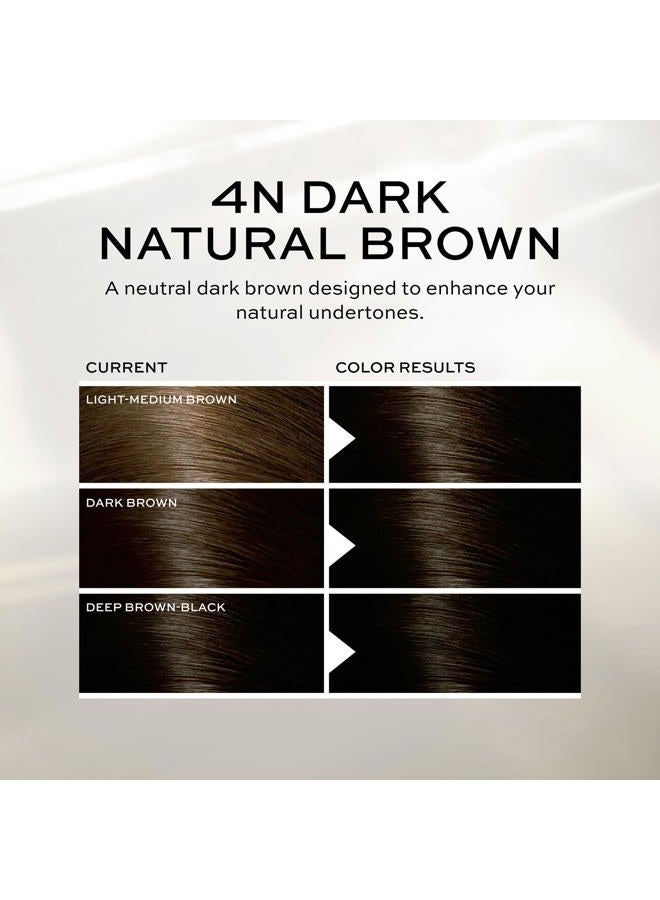 John Frieda رغوة تلوين دقيقة، بني طبيعي داكن 4N، مجموعة صبغة شعر تغطي كامل، تغطية رمادية مضادة للتلاشي، صبغة شعر بتشبع لون عميق، عبوة من 2 - Image 4