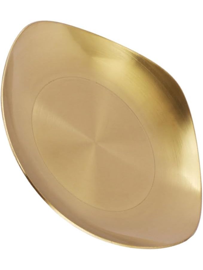 Stainless Steel Dipping Plate Condiment Dish For Sauces And Appetizers Size 10 5X10 5X2CM - Image 1