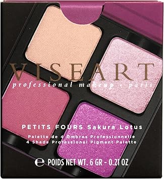 VISEART Petits Fours Eyeshadow Palette Sakura Lotus by Viseart Paris for Women 021 oz Eye Shadow  - Image 5
