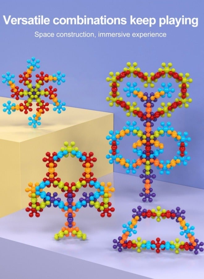 Meifen NEW Montessori Building Blocks - DIY Plum Flower STEM Toys for Kindergarten, Safe Educational Toys for Brain Development - Image 3