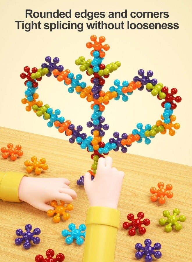 Meifen NEW Montessori Building Blocks - DIY Plum Flower STEM Toys for Kindergarten, Safe Educational Toys for Brain Development - Image 4