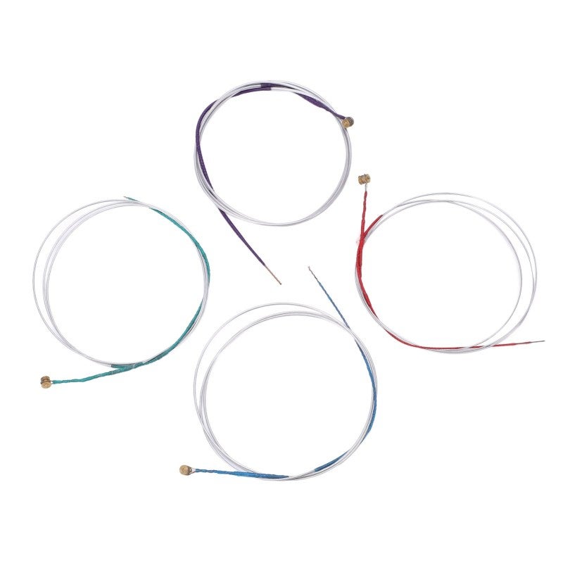 Viola Strings Set 4/4 Easy Replacement Purple Blue Green Red - Durable Metal Replacement Viola Strings for Clear Warm Tones for Viola Learners Players - Image 3