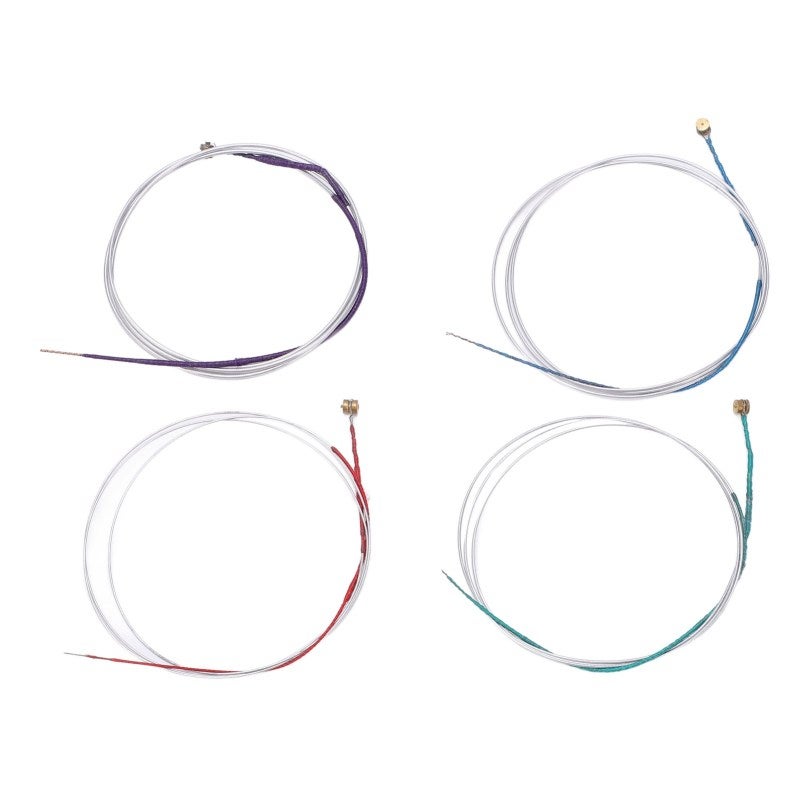 Viola Strings Set 4/4 Easy Replacement Purple Blue Green Red - Durable Metal Replacement Viola Strings for Clear Warm Tones for Viola Learners Players - Image 4
