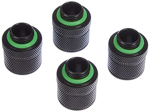 Corsair Hydro X Series Xf Compression 10/13mm (3/8"/ 1/2") ID/OD Fittings Four Pack, Black, Model Number: CX-9051002-WW - Image 4