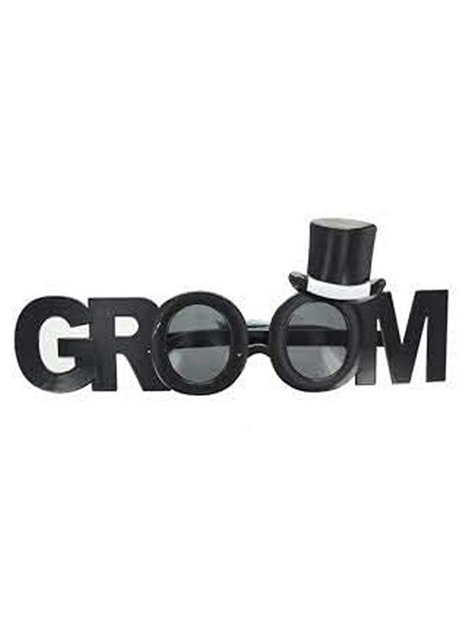 Party Port Groom Goggles, Groom Eye Glasses, Party Eye Masks for Groom Party, Pre Wedding, Bachelorette (Black)  - Image 2