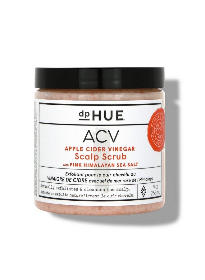 dpHUE - dpHUE Apple Cider Vinegar Scalp Scrub with Pink Himalayan Sea Salt, 9 oz - Natural Exfoliating Scrub & Dry Scalp Treatment - Aloe Vera & Avocado Oil - Gluten Free, Vegan - Image 1