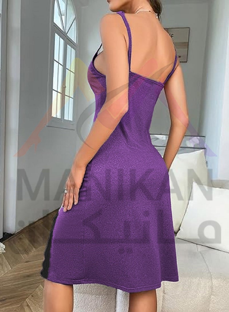 MANIKAN MANIKAN Soft women's lingerie, made of cotton, medium length - open on one side, decorated with bows - Image 2