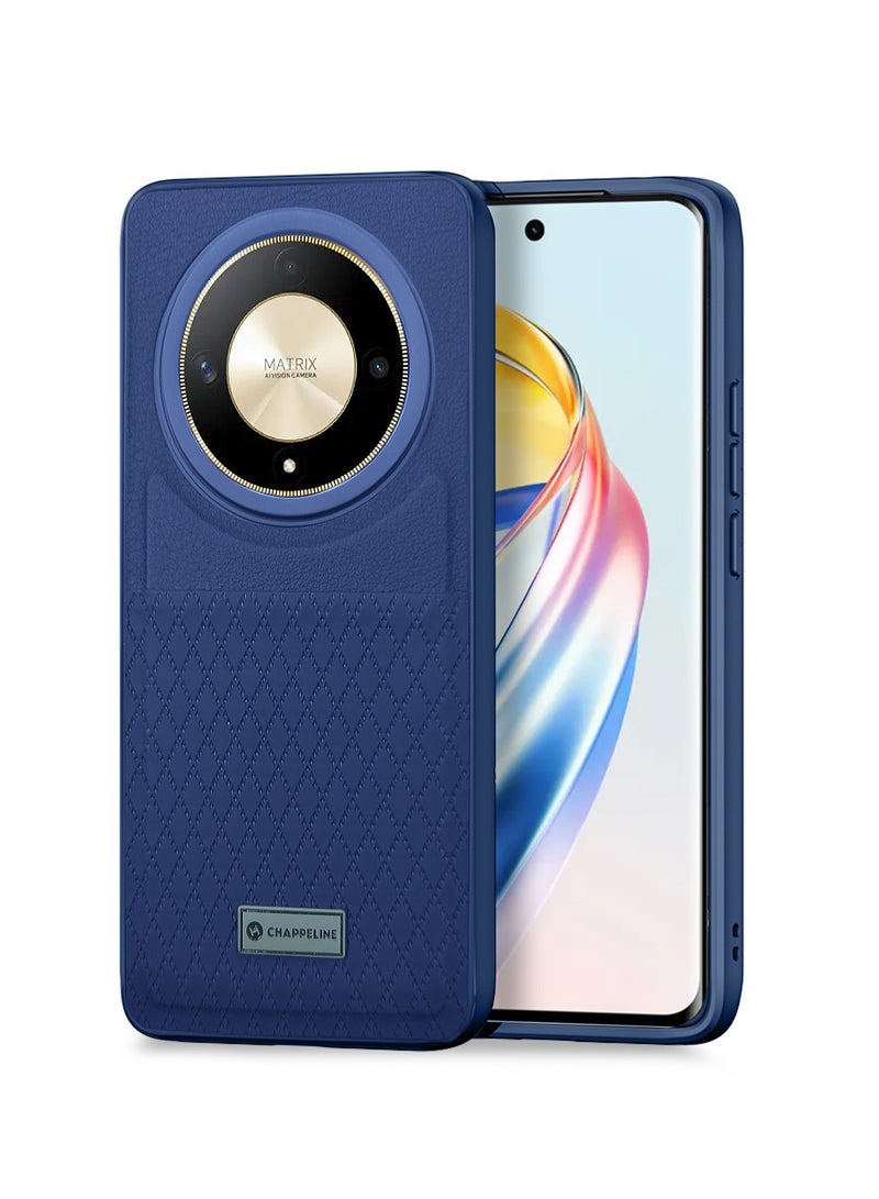 CHAPPELINE Silicone Pattern Card Holder Case Cover For Honor x9b Navy Blue  - Image 1