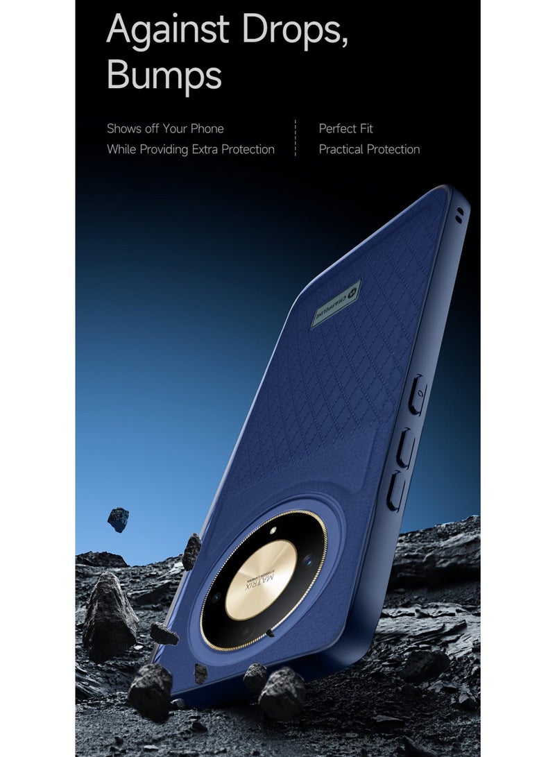 CHAPPELINE Silicone Pattern Card Holder Case Cover For Honor x9b Navy Blue  - Image 4