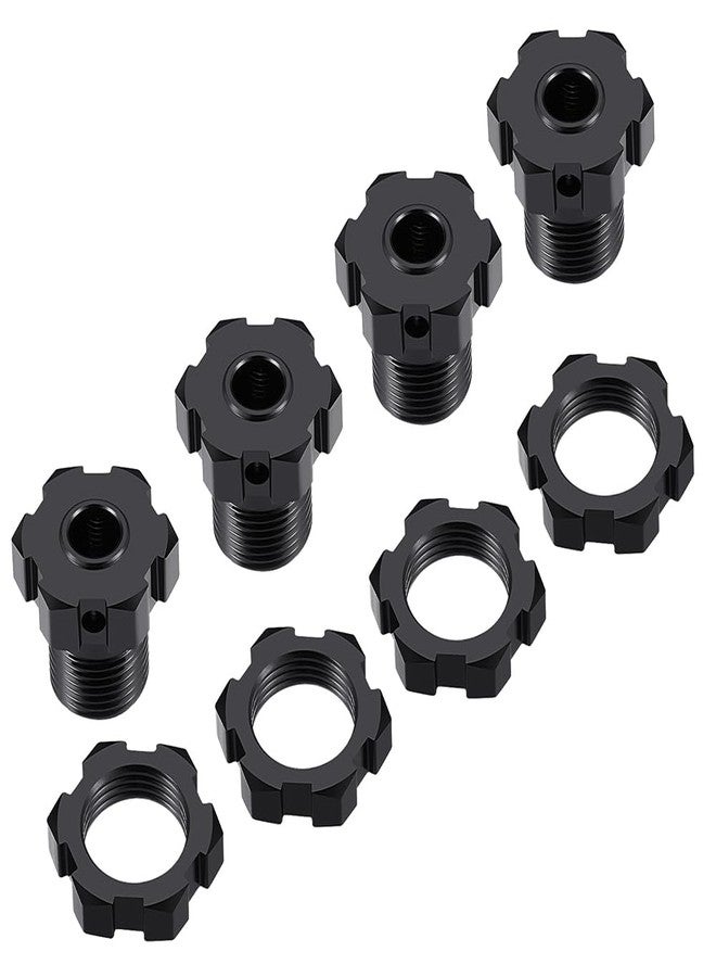 MOHERO 4Pcs 14mm to 17mm Wheel Hex Hub Adapters for 1/10 E-REVO2.0 RC Monster Truck - Image 1