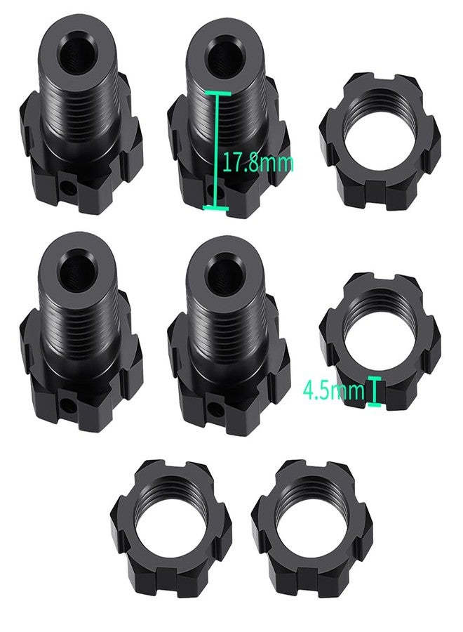 MOHERO 4Pcs 14mm to 17mm Wheel Hex Hub Adapters for 1/10 E-REVO2.0 RC Monster Truck - Image 5