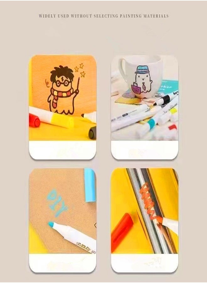 ACRYLIC 80 Piece Graphic Marker Pen Multicolour  - Image 4