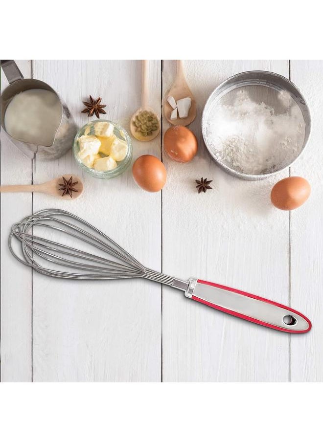 yongsheng - Stainless Steel Whisk, 12 Inch Whisks for Cooking, Whisking, Blending, Beating and Stirring, Enhanced Version Balloon Wire Whisk - Image 1