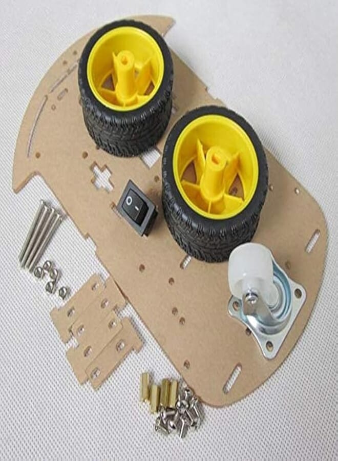 Generic Mini 2WD Single-Deck Smart Robot Car Chassis DIY Kit for ...