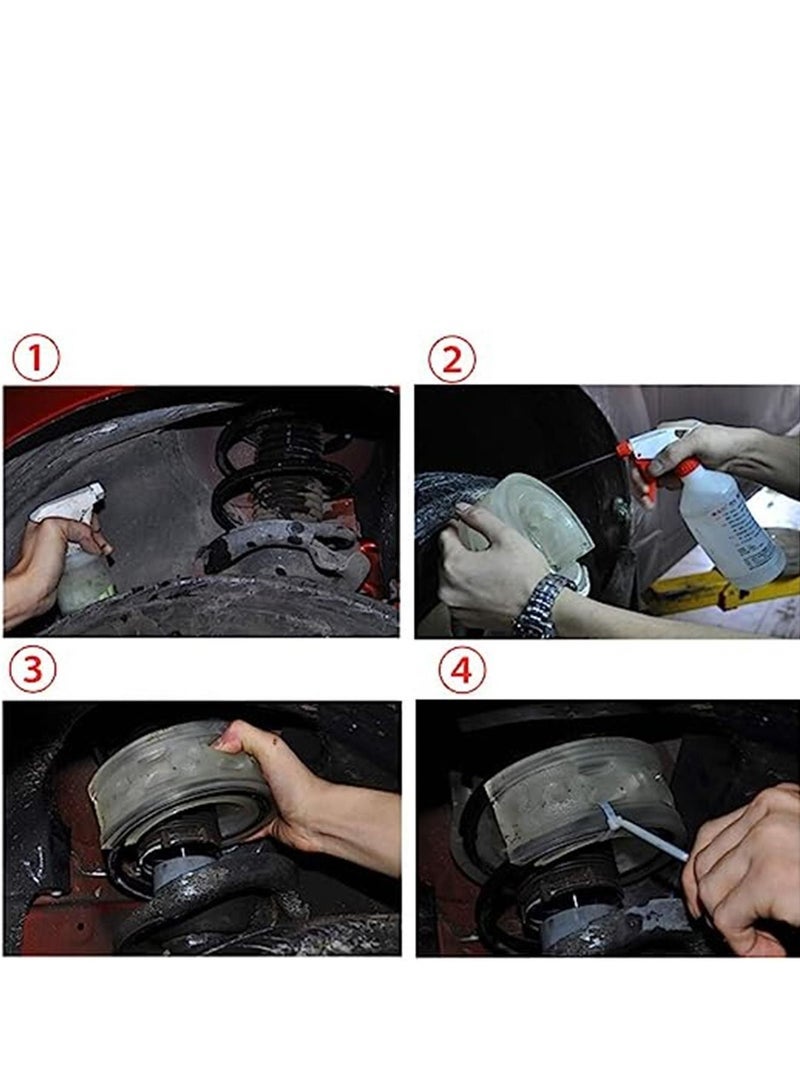 general 2 Pack Car Shock Absorber, Automotive Suspension Shock Absorber, Universal Car Shock Buffer Power Cushion Type C - Coil Spring Spacer - Image 5