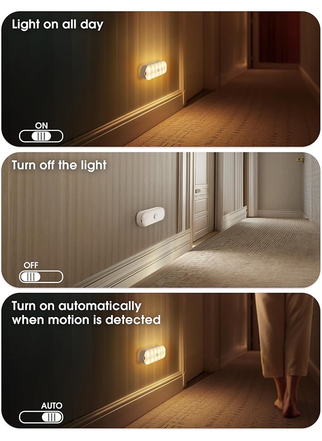 Sweet Life Motion Sensor Night Light, Stick-On LED Night Light, Wall Lights Closet Lights Stair Lights, Motion Activated Night Light for Hallway, Bathroom, Kitchen, Cabinet, Stairs  - Image 3