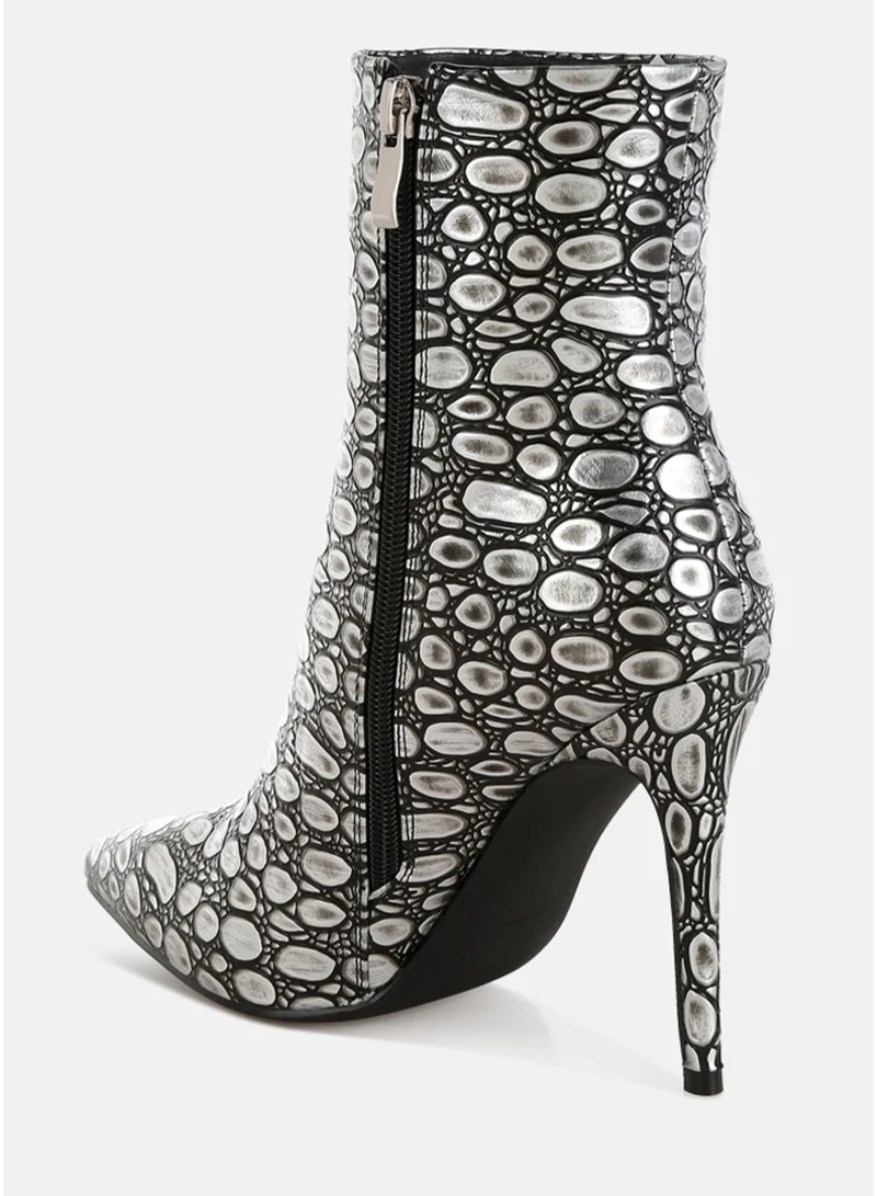 London Rag SH5211_BLACK London Rag Stiletto Heel Ankle Boots for Women | Best Price UAE