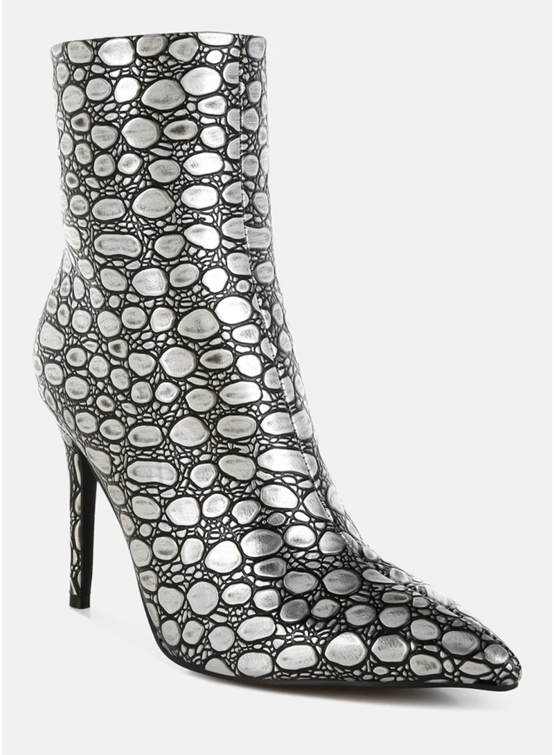 London Rag SH5211_BLACK London Rag Stiletto Heel Ankle Boots for Women | Best Price UAE