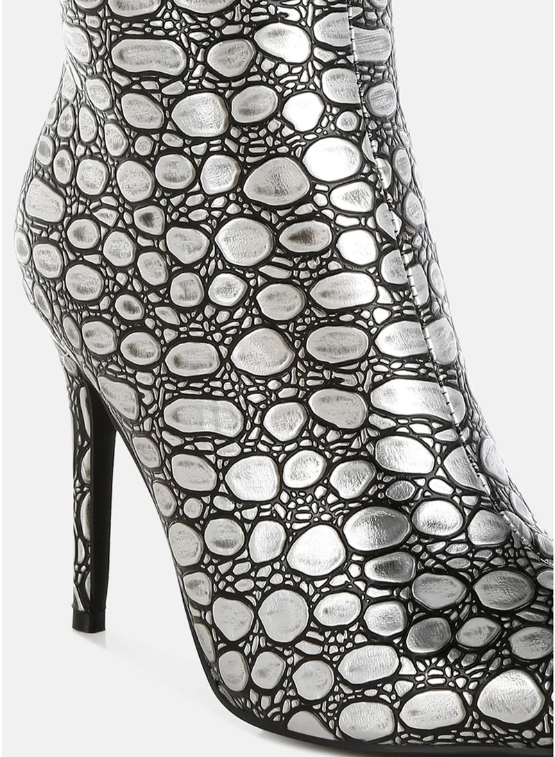 London Rag SH5211_BLACK London Rag Stiletto Heel Ankle Boots for Women | Best Price UAE